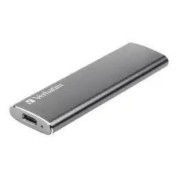 Verbatim Vx500 - SSD - 2 To - externe (portable) - USB 3.2 Gen 2 (USB-C connecteur) - gris sidéral (47454)_1