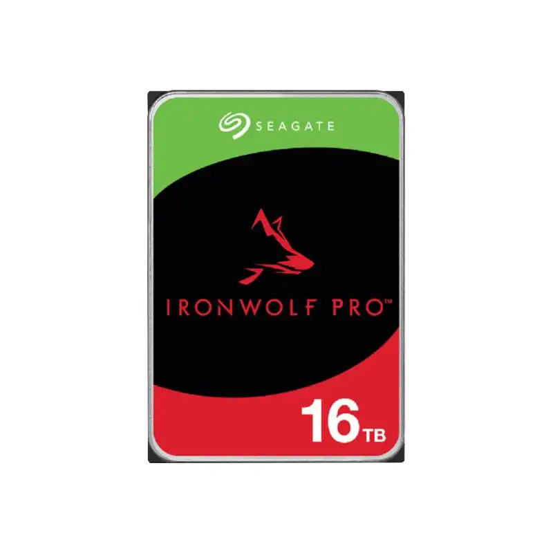 Seagate IronWolf Pro - Disque dur - 16 To - interne - 3.5" - SATA 6Gb - s - 7200 tours - min - mémoire... (ST16000NT001)_1