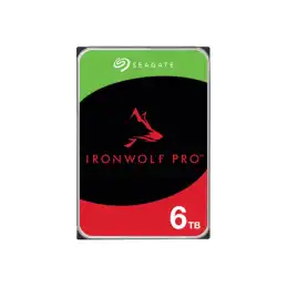 Seagate IronWolf Pro - Disque dur - 6 To - interne - 3.5" - SATA 6Gb - s - 7200 tours - min - mémoire t... (ST6000NT001)_1