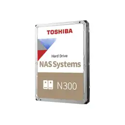 Toshiba N300 NAS - Disque dur - 18 To - interne - 3.5" - SATA 6Gb - s - 7200 tours - min - mémoire tam... (HDWG51JUZSVA)_1
