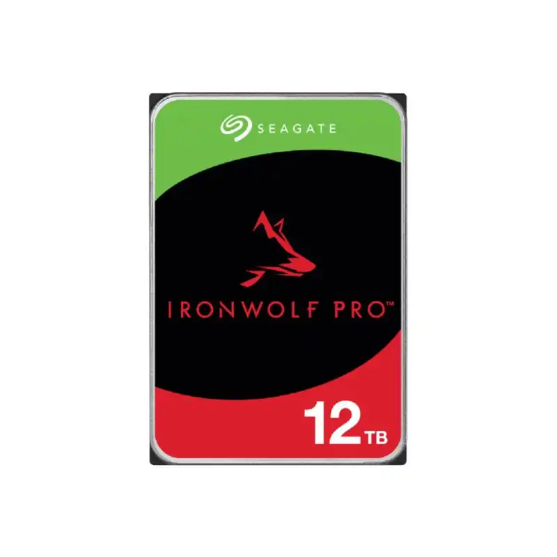 Seagate IronWolf Pro - Disque dur - 12 To - interne - 3.5" - SATA 6Gb - s - 7200 tours - min - mémoire... (ST12000NT001)_1