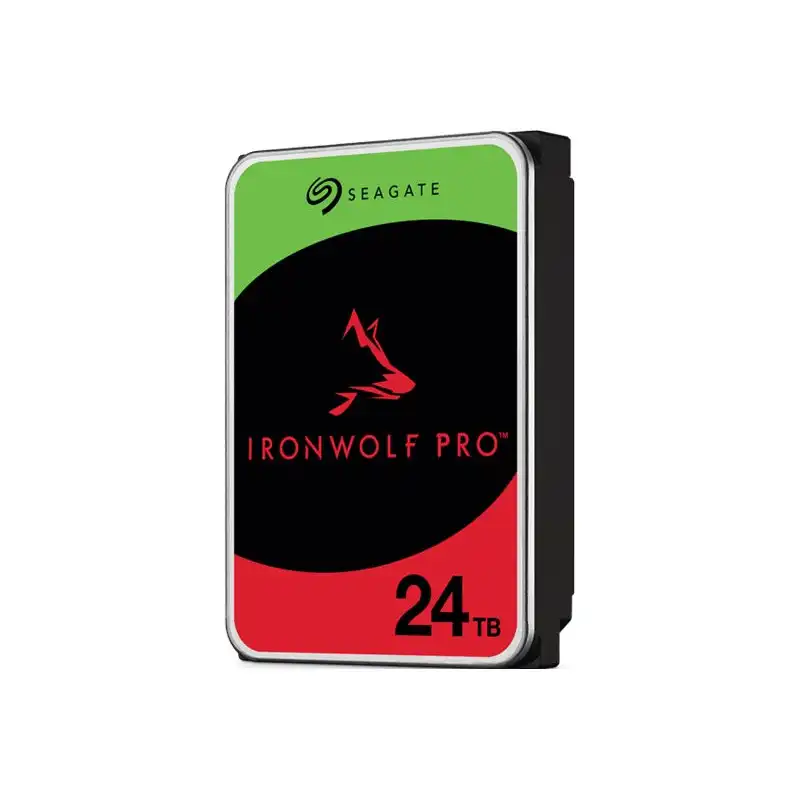 Seagate IronWolf Pro - Disque dur - 24 To - interne - 3.5" - SATA 6Gb - s - 7200 tours - min - mémoire... (ST24000NT002)_1