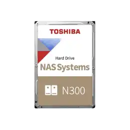 Toshiba N300 NAS - Disque dur - 8 To - interne - 3.5" - SATA 6Gb - s - 7200 tours - min - mémoire tamp... (HDWG480UZSVA)_2