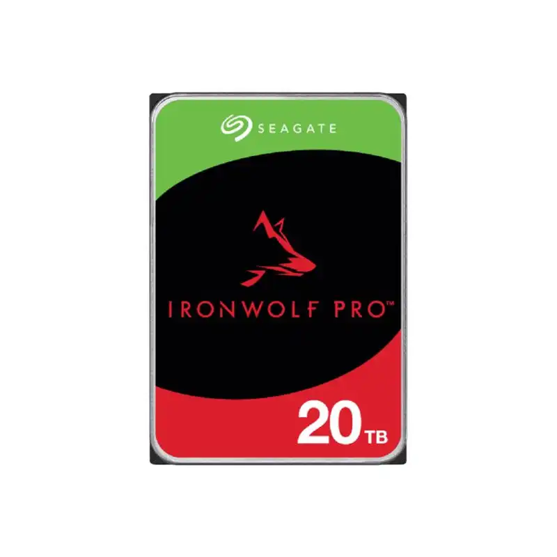 Seagate IronWolf Pro - Disque dur - 20 To - interne - 3.5" - SATA 6Gb - s - 7200 tours - min - mémoire... (ST20000NT001)_1