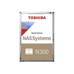 Toshiba N300 NAS - Disque dur - 4 To - interne - 3.5" - SATA 6Gb - s - 7200 tours - min - mémoire tamp... (HDWG440UZSVA)_2