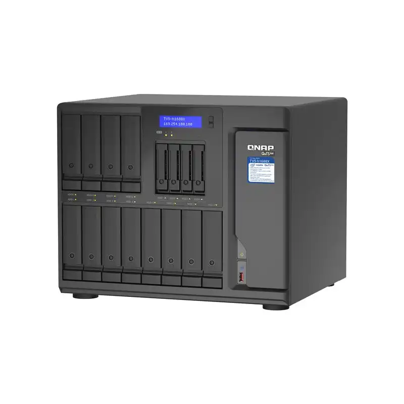 Serveur NAS - 16 Baies - SATA 6Gb - s - RAID 0, 1, 5, 6, 10, 50, JBOD, disque de réserve ... (TVS-H1688X-W1250-32G)_1