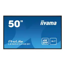 iiyama ProLite - Classe de diagonale 50" (49.5" visualisable) écran LCD rétro-éclairé par LED - signal... (LE5041UHS-B1)_1