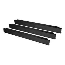 StarTech.com Panneau 1U - Pack de 10 - Panneau d'obturation 1U - Panneau de remplissage - 19" - Acier - No... (BLANKP10)_2