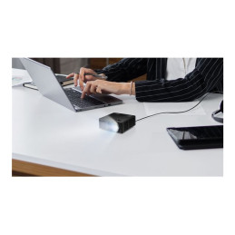 Projecteur DLP - LED - 3D - 700 lumens - WXGA (1280 x 800) - 16:10 - 720p - blanc, gris (E9PP7ML01EZ1)_5