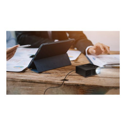 Projecteur DLP - LED - 3D - 700 lumens - WXGA (1280 x 800) - 16:10 - 720p - blanc, gris (E9PP7ML01EZ1)_6