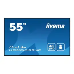 iiyama ProLite - Classe de diagonale 55" (54.6" visualisable) écran LCD rétro-éclairé par LED - sign... (LH5560UHS-B1AG)_1
