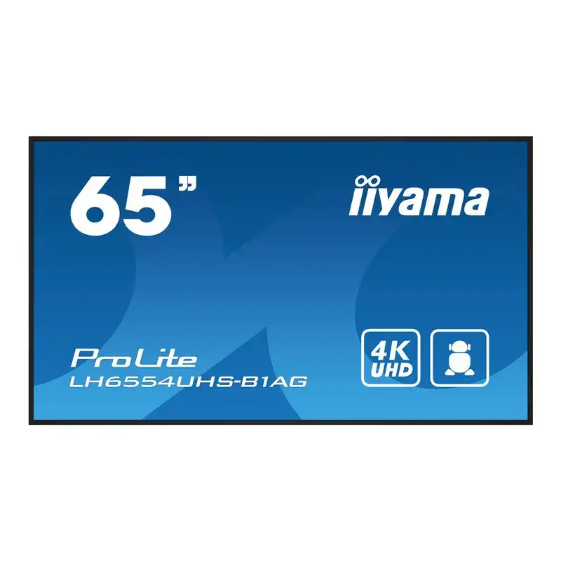 iiyama ProLite - Classe de diagonale 65" (64.5" visualisable) écran LCD rétro-éclairé par LED - sign... (LH6554UHS-B1AG)_1