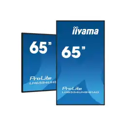 iiyama ProLite - Classe de diagonale 65" (64.5" visualisable) écran LCD rétro-éclairé par LED - sign... (LH6554UHS-B1AG)_6