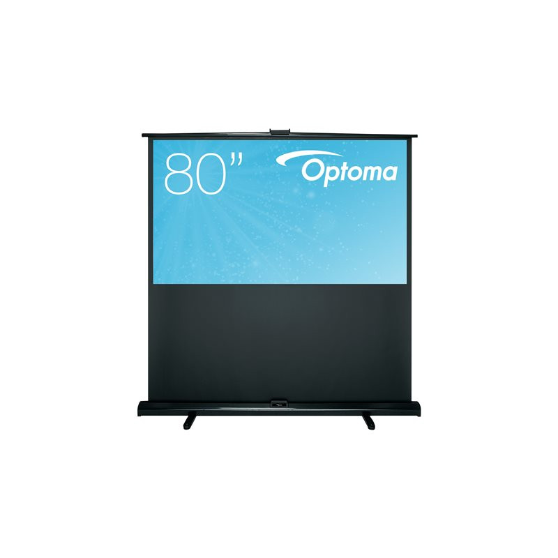 Écran de projection - 80" (203 cm) - 16:9 - Matte White - noir - pour Optoma EP729 (DP-9080MWL)_1