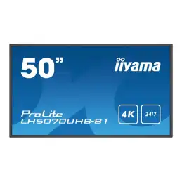 iiyama ProLite - Classe de diagonale 50" (49.5" visualisable) écran plat LCD - signalisation numérique... (LH5070UHB-B1)_1