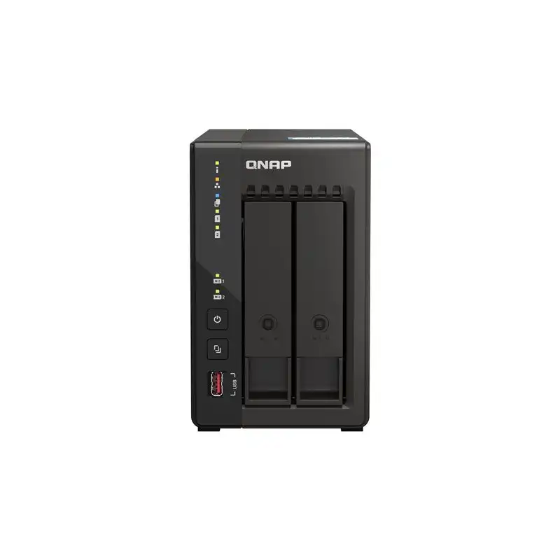Serveur NAS - 2 Baies - SATA 6Gb - s - RAID 0, 1, 5, 6, 10, 50, JBOD, 60 - RAM 8 Go -... (TS-253E-8G + ST8000VN004)_1