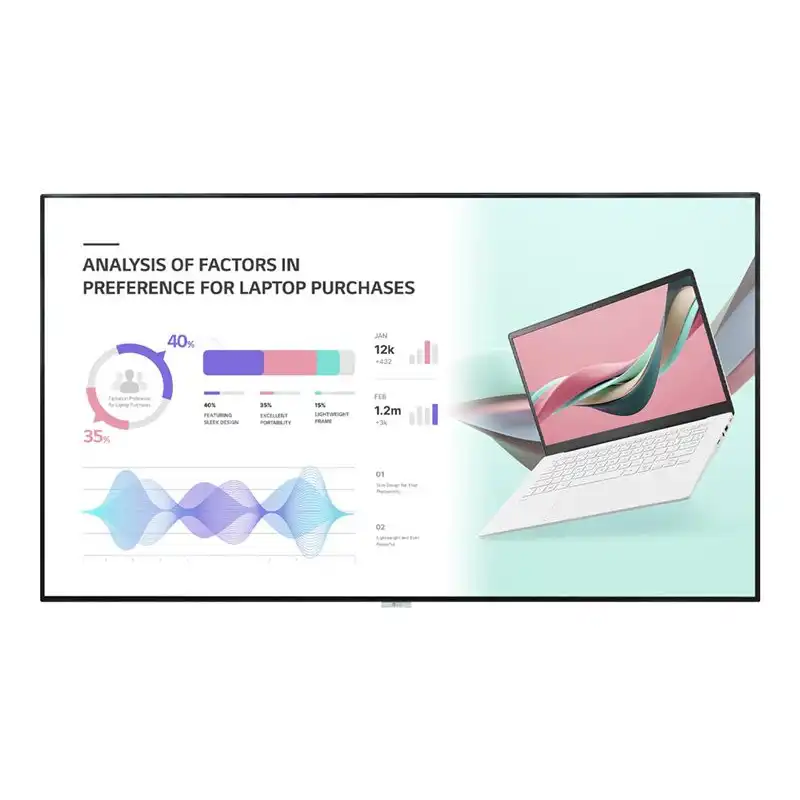 LG - Classe de diagonale 98" UH5J-H Series écran LCD rétro-éclairé par LED - signalisation numérique avec ... (98UH5J-H)_1