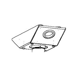 Plaque de montage de projecteur - montable au plafond - noir (ACC840)_1