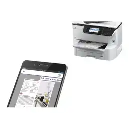 Epson WorkForce Pro WF-C8690DWF - Imprimante multifonctions - couleur - jet d'encre - A3 (support) - jus... (C11CG68401)_12