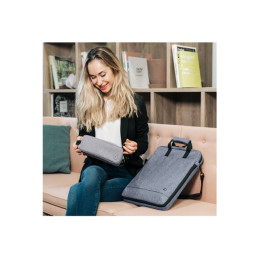 Étui pour accessoires mobiles - polyester PET recyclé - gris clair (D31882-RPET)_6