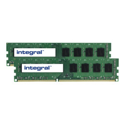DDR3 - kit - 16 Go: 2 x 8 Go - DIMM 240 broches - 1600 MHz - PC3-12800 - CL11 - 1.35 V - mémoire... (IN3T8GNAJKXW2)_1