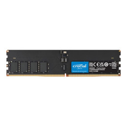 DDR5 - module - 16 Go - DIMM 288 broches - 3200 MHz - PC5-51200 - CL52 - 1.1 V - mémoire non tam... (CT16G64C52CU5)_1
