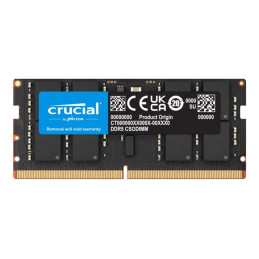 DDR5 - module - 16 Go - SO DIMM 262 broches - 3200 MHz - PC5-51200 - CL52 - 1.1 V - horaire - on... (CT16G64C52CS5)_1