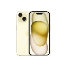 Apple iPhone 15 - 5G smartphone - double SIM - Mémoire interne 128 Go - écran OEL - 6.1" - 2556 x 1179 pi... (MTP23ZD/A)_1