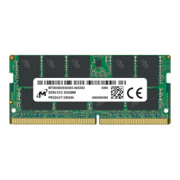 DDR4 - module - 16 Go - SO DIMM 260 broches - 3200 MHz - PC4-25600 - CL22 - 1.2 V - mémoi... (MTA9ASF2G72HZ-3G2F1R)_1