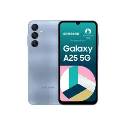 Samsung Galaxy A25 - 5G smartphone - double SIM - RAM 6 Go - Mémoire interne 128 Go - microSD slot -... (SM-A256BZBDEUB)_1