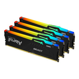 DDR5 - kit - 128 Go: 4 x 32 Go - DIMM 288 broches - 5200 MT - s - PC5-41600 - CL40 - 1.25 V ... (KF552C40BBAK4-128)_1