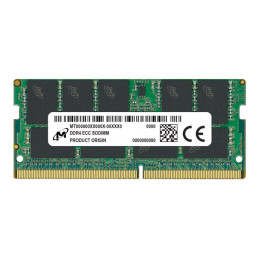 DDR4 - module - 16 Go - SO DIMM 260 broches - 3200 MHz - PC4-25600 - CL22 - 1.2 V - mémoire... (MTA9ASF2G72HZ-3G2R)_1