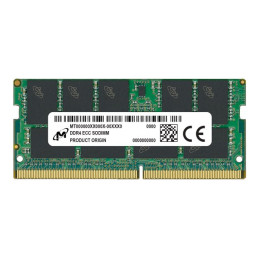 DDR4 - module - 32 Go - SO DIMM 260 broches - 3200 MHz - PC4-25600 - CL22 - 1.2 V - mémoir... (MTA18ASF4G72HZ-3G2R)_1