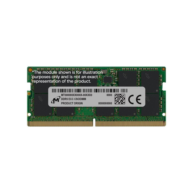 DDR5 - module - 32 Go - SO DIMM 262 broches - 3200 MHz - PC5-51200 - CL52 - 1.1 V - horai... (MTC20C2085S1WC64BD1R)_1
