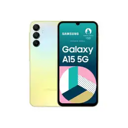 Samsung Galaxy A15 5G - 5G smartphone - double SIM - RAM 4 Go - Mémoire interne 128 Go - microSD slo... (SM-A156BZYDEUB)_1