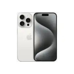 Apple iPhone 15 Pro - 5G smartphone - double SIM - Mémoire interne 256 Go - écran OEL - 6.1" - 2556 x 117... (MTV43ZD/A)_1