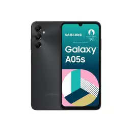 Samsung Galaxy A05s - 4G smartphone - double SIM - RAM 4 Go - Mémoire interne 64 Go - microSD slot -... (SM-A057GZKUEUB)_1