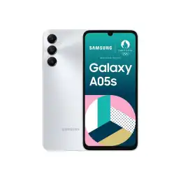 Samsung Galaxy A05s - 4G smartphone - double SIM - RAM 4 Go - Mémoire interne 64 Go - microSD slot -... (SM-A057GZSUEUB)_1