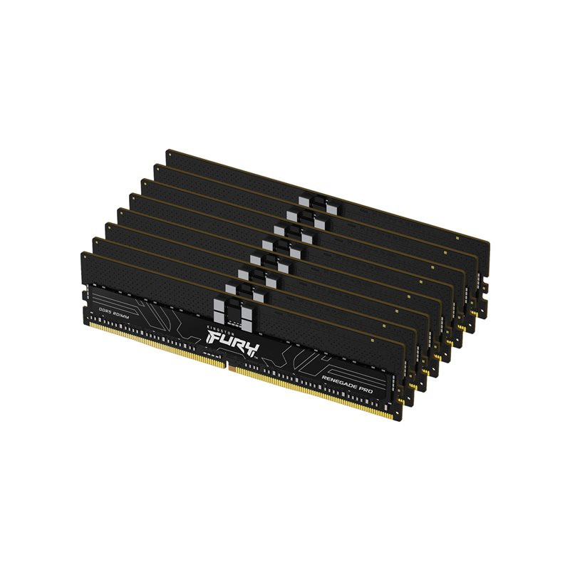 DDR5 - kit - 128 Go: 8 x 16 Go - DIMM 288 broches - 5600 MHz - PC5-44800 - CL36 - 1.25 V - mé... (KF556R36RBK8-128)_1