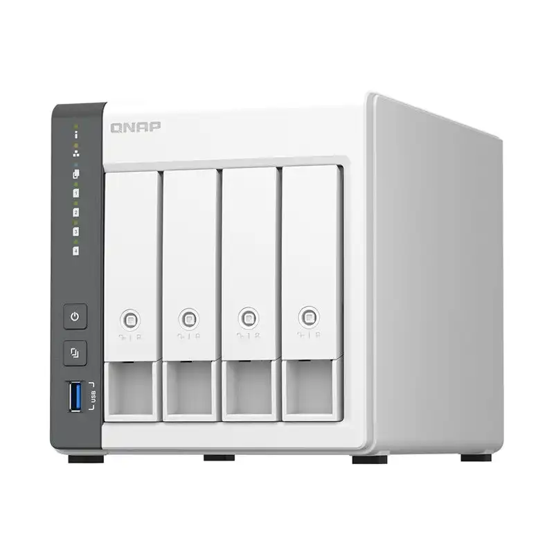 QNAP TS-433 - Serveur NAS - 4 Baies - SATA 6Gb - s - RAID RAID 0, 1, 5, 6, 10, 50, JBOD, 60 - RAM 4 ... (TS-433-4G)_1