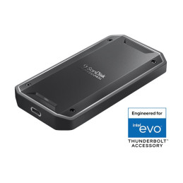 SSD - 4 To - externe (portable) - USB 3.2 Gen 2 - Thunderbolt 3 (USB-C connecteur) - noir (SDPS31H-004T-GBC1D)_2