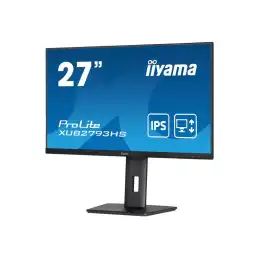 iiyama ProLite - Écran LED - 27" - 1920 x 1080 Full HD (1080p) @ 75 Hz - IPS - 300 cd - m² - 1000:1 - ... (XUB2793HS-B5)_3