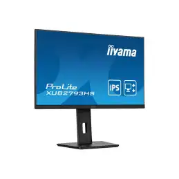 iiyama ProLite - Écran LED - 27" - 1920 x 1080 Full HD (1080p) @ 75 Hz - IPS - 300 cd - m² - 1000:1 - ... (XUB2793HS-B5)_5