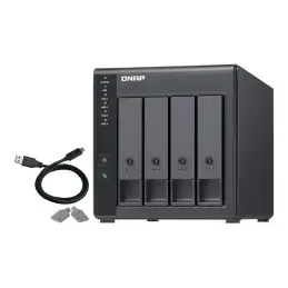 QNAP - Baie de disques - 0 To - 4 Baies (SATA-300) - USB 3.2 Gen 1 (externe) (TR-004)_2