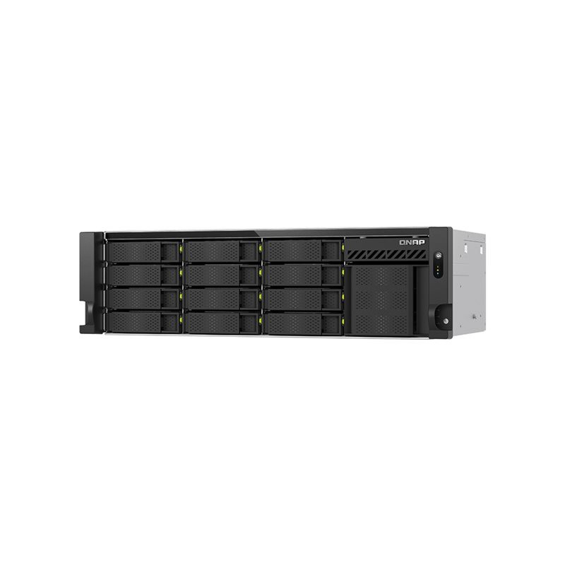 Serveur NAS - 12 Baies - rack-montable - SATA 6Gb - s - RAID 0, 1, 5, 6, 10, 50, 60, JBOD - ... (TS-H1655XEU-RP-8G)_1