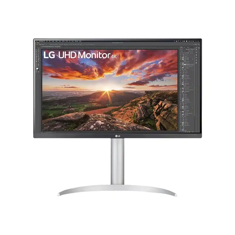 LG 27UP85NP-W - Écran LED - 27" - 3840 x 2160 4K @ 60 Hz - IPS - 400 cd - m² - 1200:1 - DisplayHDR 4... (27UP85NP-W.AEU)_1