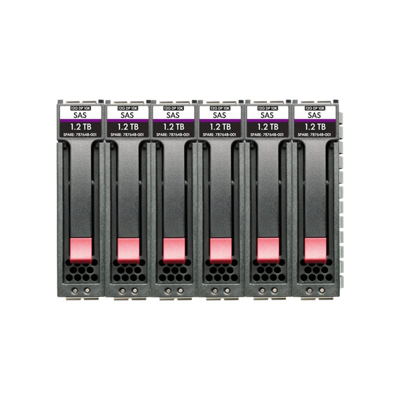 Disque dur - 7.2 To - échangeable à chaud - 2.5" SFF - SAS 12Gb - s - 10000 tours - min (pack de 6) - p... (R0Q65A)_1
