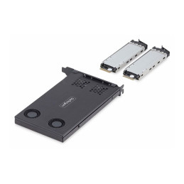 Adaptateur d'interface - M.2 - M.2 NVMe Card - PCIe (NVMe) - PCIe 4.0 x8 - noir (2M2-REMOVABLE-PCIE)_1