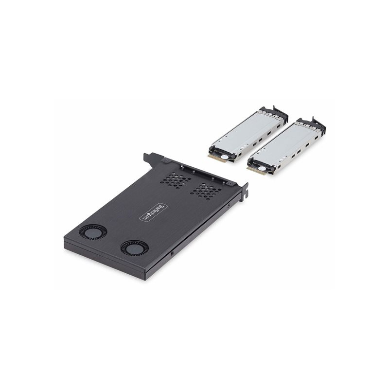 Adaptateur d'interface - M.2 - M.2 NVMe Card - PCIe (NVMe) - PCIe 4.0 x8 - noir (2M2-REMOVABLE-PCIE)_1