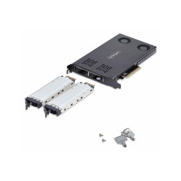 Adaptateur d'interface - M.2 - M.2 NVMe Card - PCIe (NVMe) - PCIe 4.0 x8 - noir (2M2-REMOVABLE-PCIE)_3